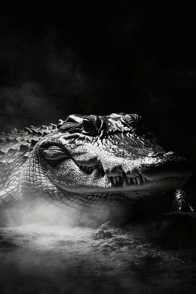 Krokodil von Poster Art Shop