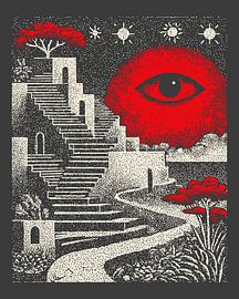 Path of Destiny - Tarot Card - Gothic Night