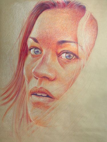 portrait en quatre couleurs