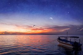 Sanur Beach – Bali – Evening atmosphere at sunset