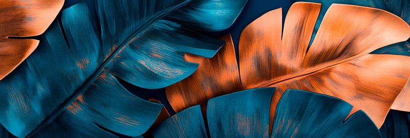 Tropische bladeren van Poster Art Shop