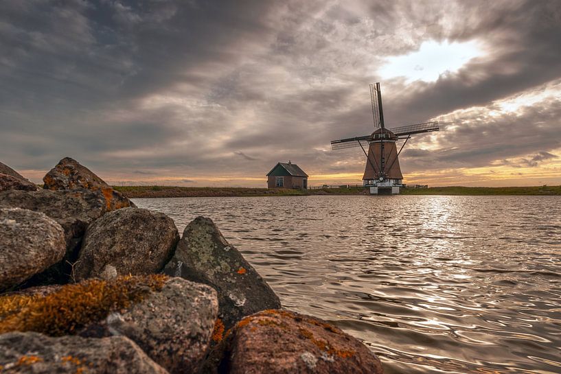 Molen het Noorden op Texel van Ronald Timmer
