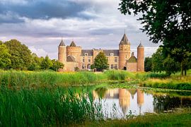 Westhove castle in mirror image by Danny Bastiaanse