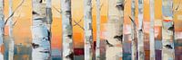 Aspenwoud Palet Messtijl Olieverfschilderij van Art In Focus thumbnail