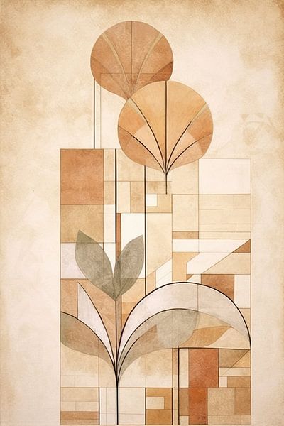 Malerei Beige von ARTEO Gemälde