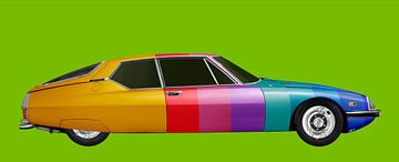 Citroen SM in multi-color by aRi F. Huber