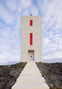 Hafnarnes Leuchtturm Island von Marcel Kerdijk