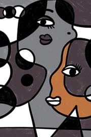 Brown Girl Drawing by ComfortQ