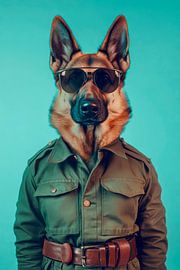 Berger allemand sur Poster Art Shop