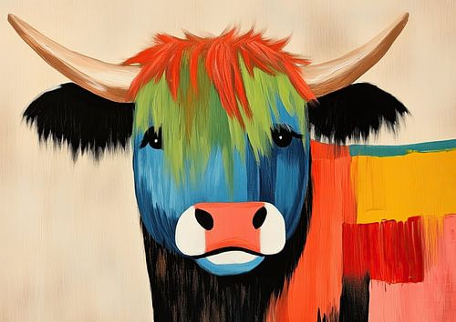 Manteau de vache | Vache colorée