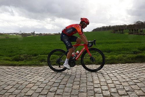 Michael Kwiatkowski auf dem Kopfsteinpflaster