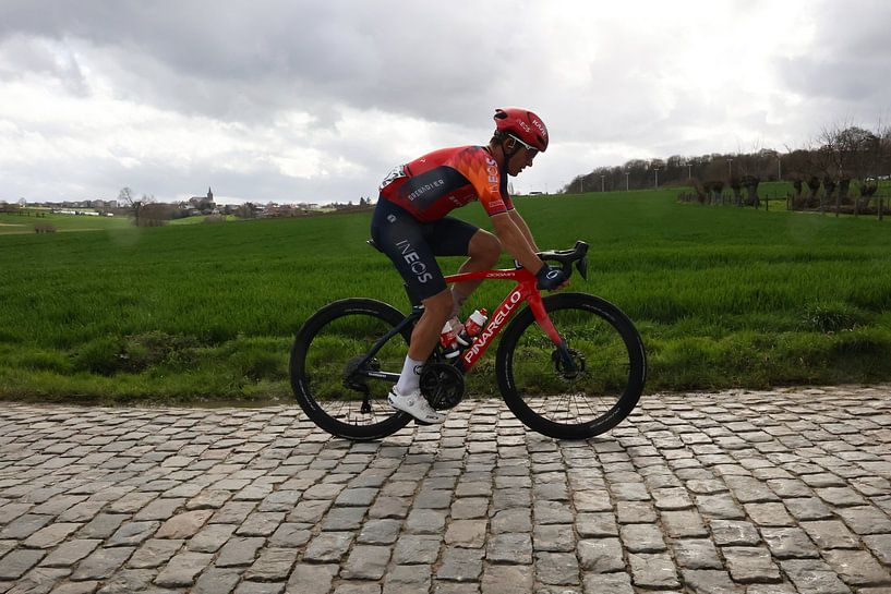 Michael Kwiatkowski auf dem Kopfsteinpflaster von FreddyFinn