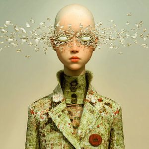 Sich auflösen, um zu werden und zu sein | Surrealistisches Porträt
