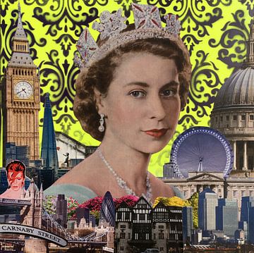 Queen, 2015, (mixed media) van Anne Storno