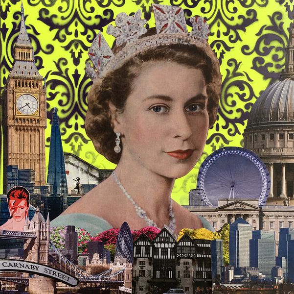 Queen, 2015, (techniques mixtes) par Anne Storno