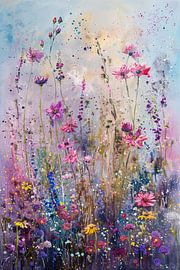 Painting Flowers by Wonderful Art