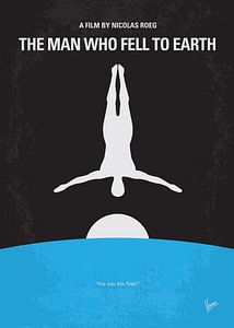 No208 My The Man Who Fell to Earth affiche de film minimal sur Chungkong Art