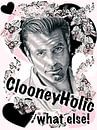ClooneyHolic in Black And Rosé van GittaGsArt thumbnail