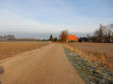 Landscape with farm von Joke te Grotenhuis