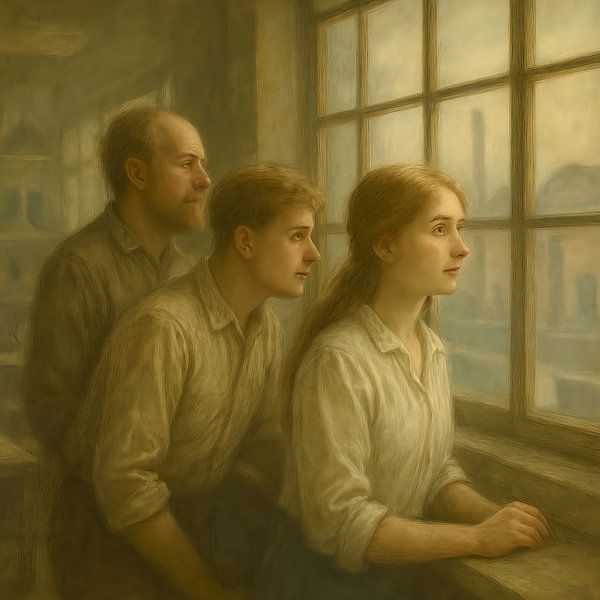 Les Watchmen - AI Classica - L'homme au travail - L'art au service de l'entreprise par Basahen