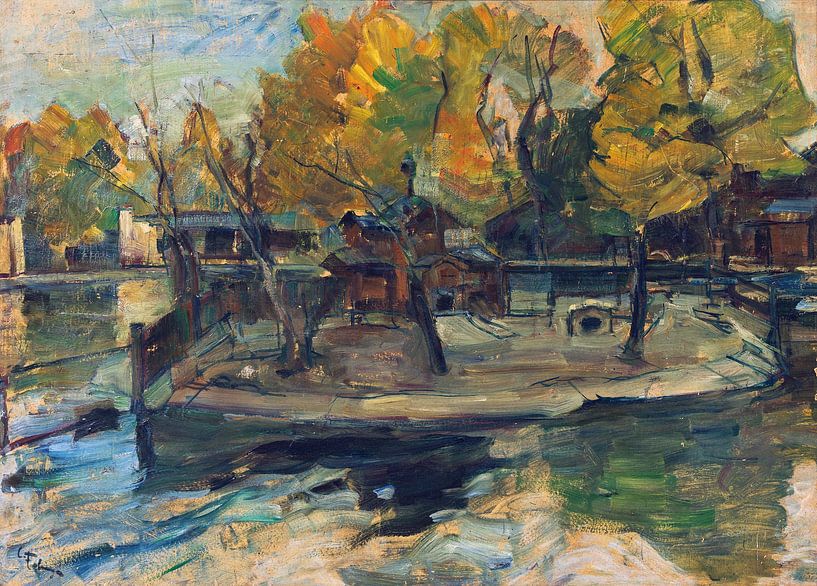 Landschaft, Carl Fahringer von Atelier Liesjes