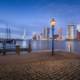 Ligne d'horizon de Rotterdam Veerhaven sur Niels Dam
