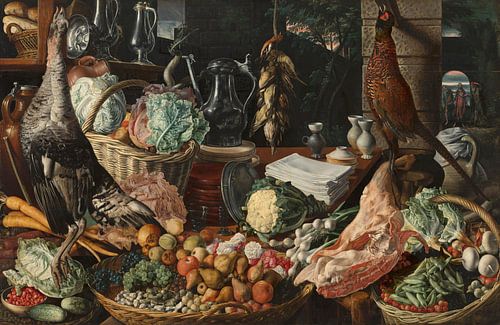 Keukenscène met Christus bij Emmaüs, Joachim Beuckelaer, Joachim Beuckelaer