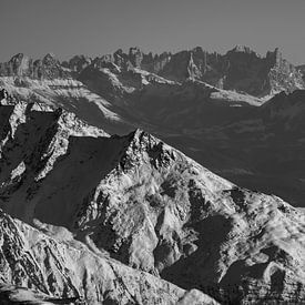 Les Dolomites au loin sur Bettina Schnittert