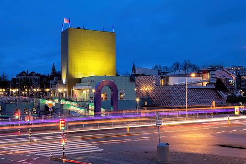 Groninger Museum in the evening
