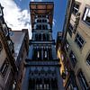 L'ascenseur de Santa Justa à Lisbonne sur Eddy Westdijk