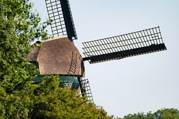 Polder mill, The Four Winds, Langereis, Hoogwoud by Arie Slotemaker
