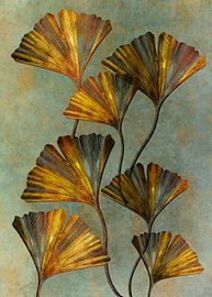 ginko floral decoration #ginko by JBJart Justyna Jaszke