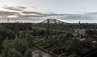 Oude werkloze kraan landschaftspark Duisburg