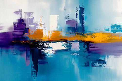 Contemporart - Manhattanblauw