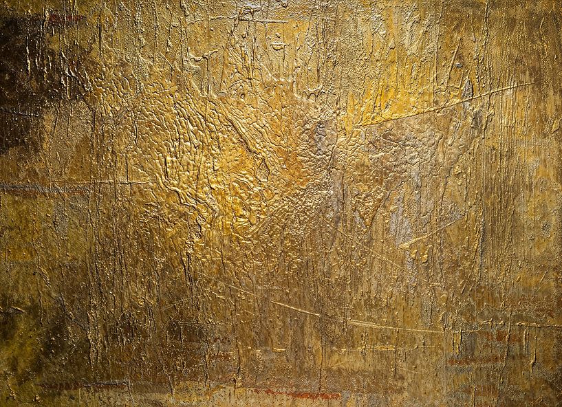 Modern Abstract Gold composition by Sander Veen