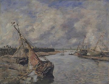 Eugéne Boudin, low tide - Trouville-Deauville by Atelier Liesjes