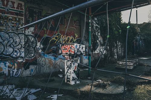 Station-service abandonnée