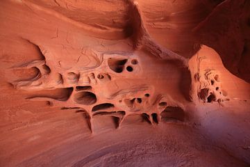 Windstone Arch, kleine Höhle im Valley of Fire State Park, Nevada von Frank Fichtmüller