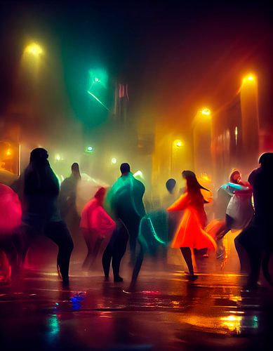 Danser dans les rues par une douce nuit d'été. Partie 16