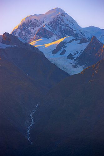 Zonsopkomst Mount Tasman, Nieuw Zeeland