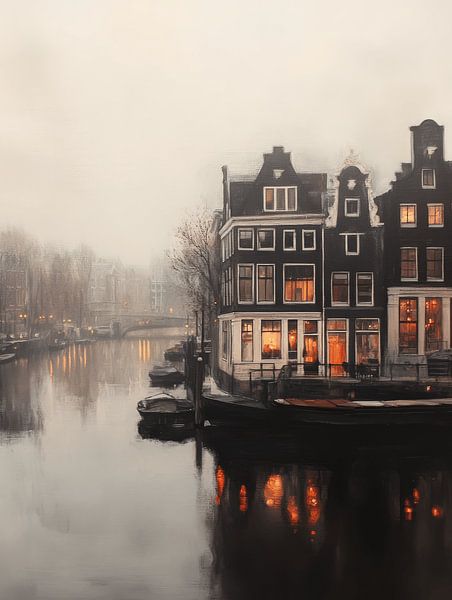 Canal in Amsterdam by Studio Allee