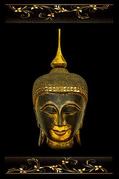 Boeddha of Buddha. Beeltenis van een Buddha. van Gert Hilbink