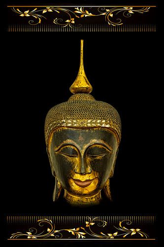 Boeddha of Buddha. Beeltenis van een Buddha.