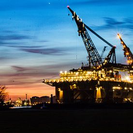 Sonnenuntergang am Thialf von RoffaPics