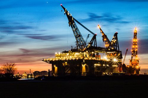 Sonnenuntergang am Thialf