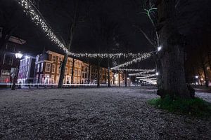 Lange Voorhout bei Nacht, Den Haag von Wouter Kouwenberg