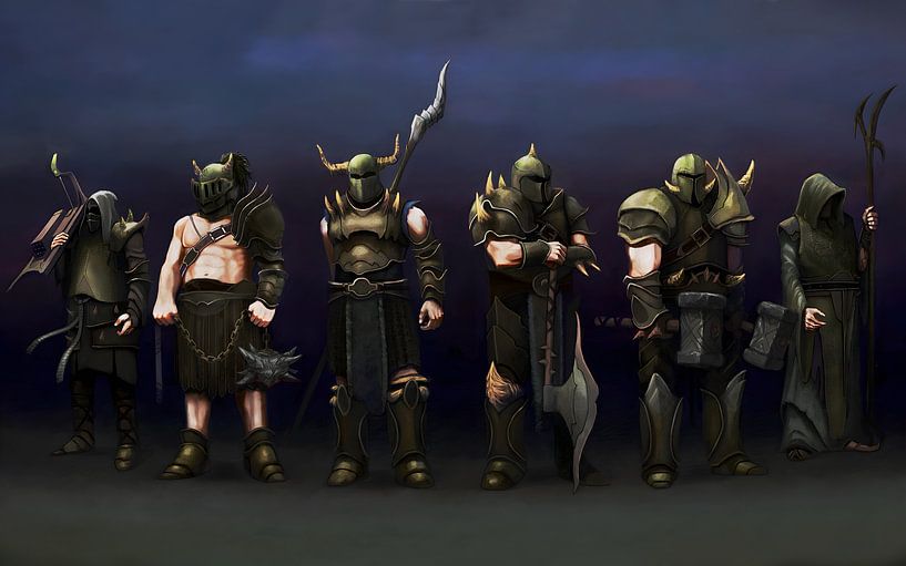 Runescape - The Barrows Brothers by Michiel de Ruiter