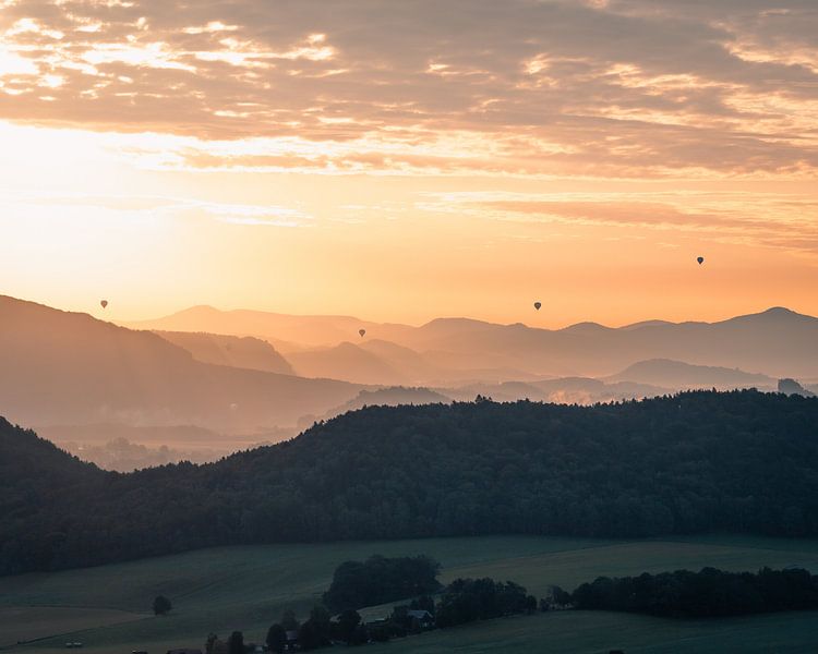 Sonnenaufgang in der Sächsischen Schweiz von swc07