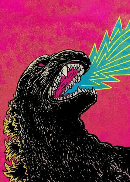 La folie Godzilla par Restu Dhastein