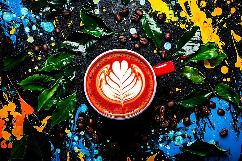 Latte kunst en kleurrijke spetters van Imperial Art House